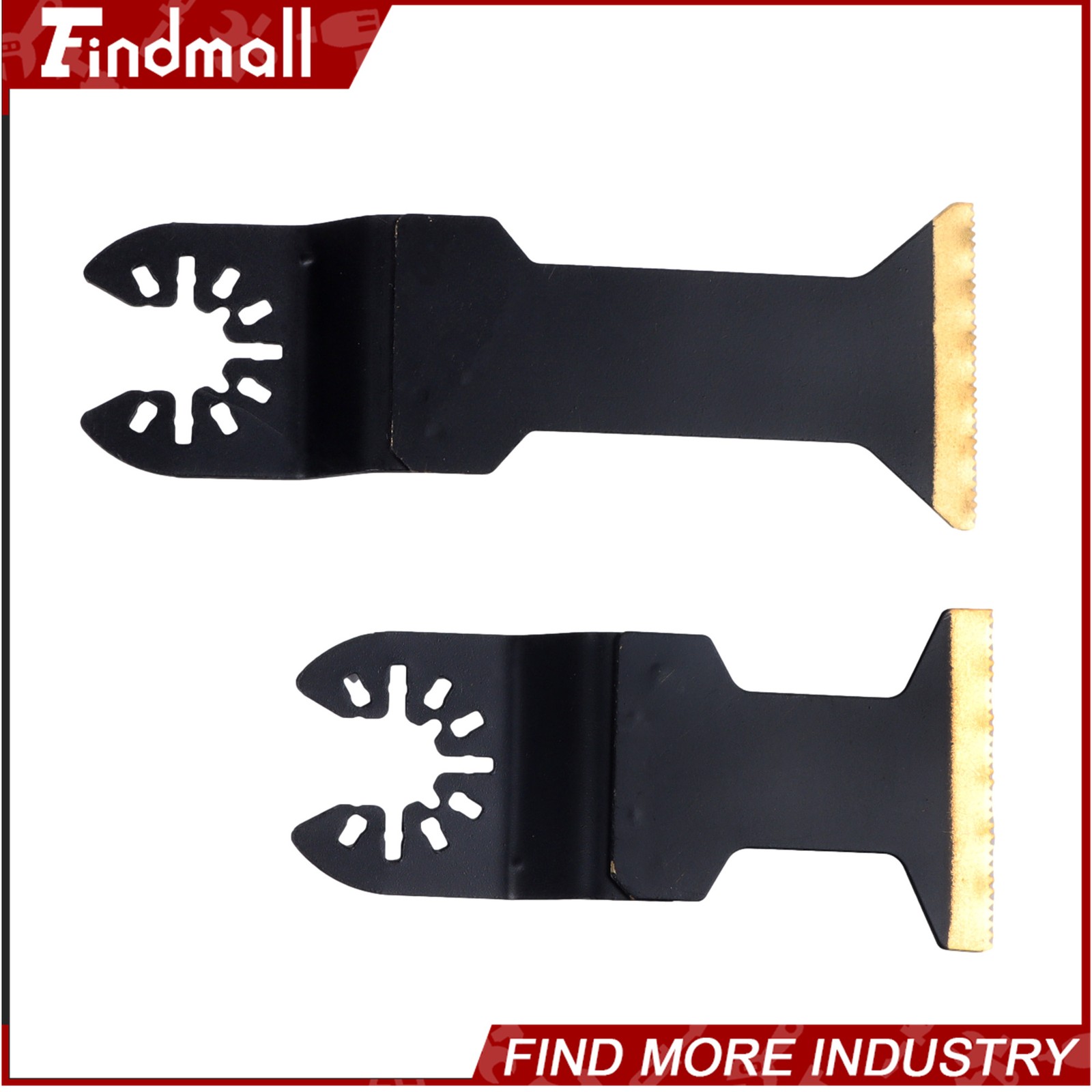 Findmall 12 Pcs Titanium Oscillating Saw Blades Extended Metal Cutting Blades