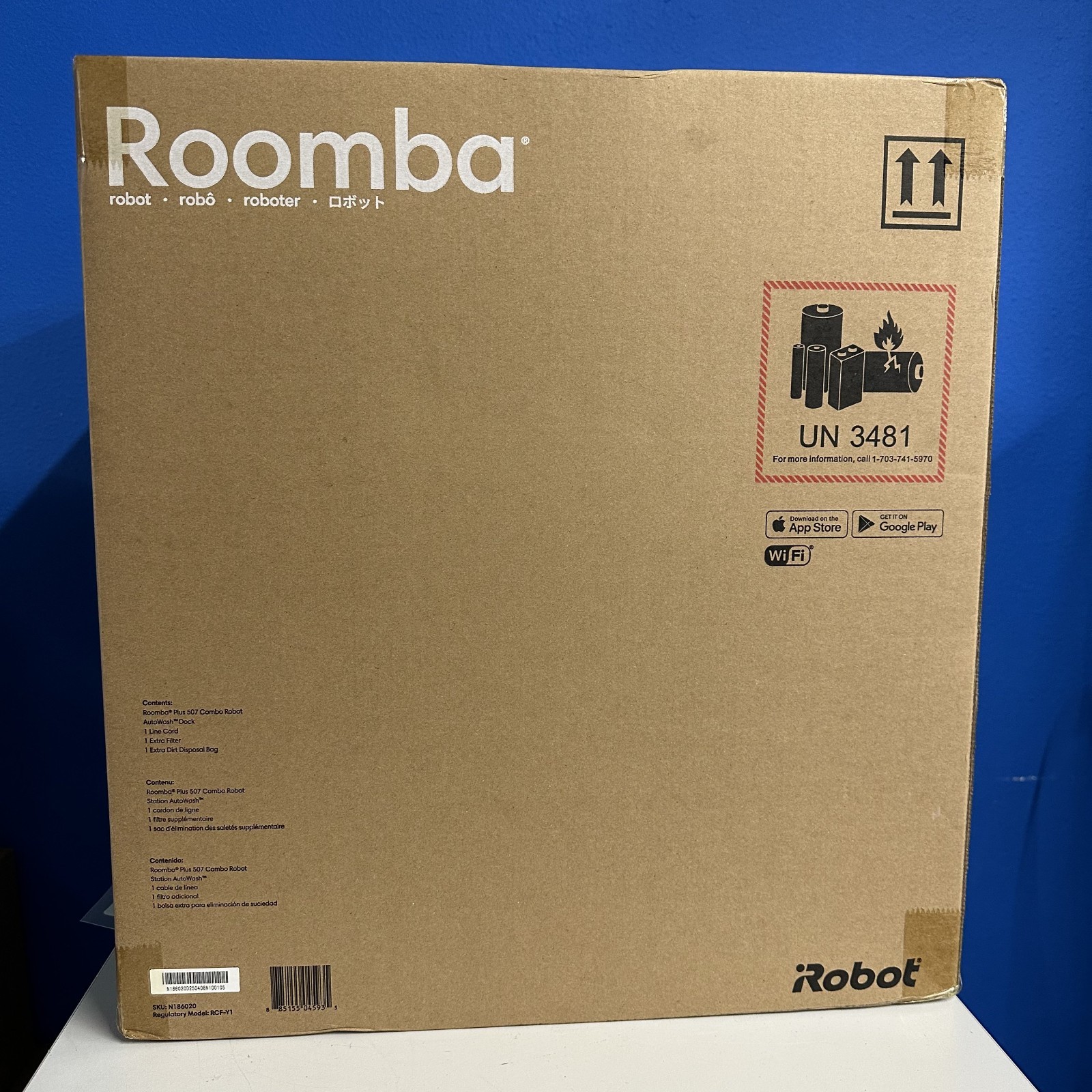 iRobot Roomba Plus 507 Combo Robot Vacuum & Mop w/ AutoWash Dock WiFi Smart