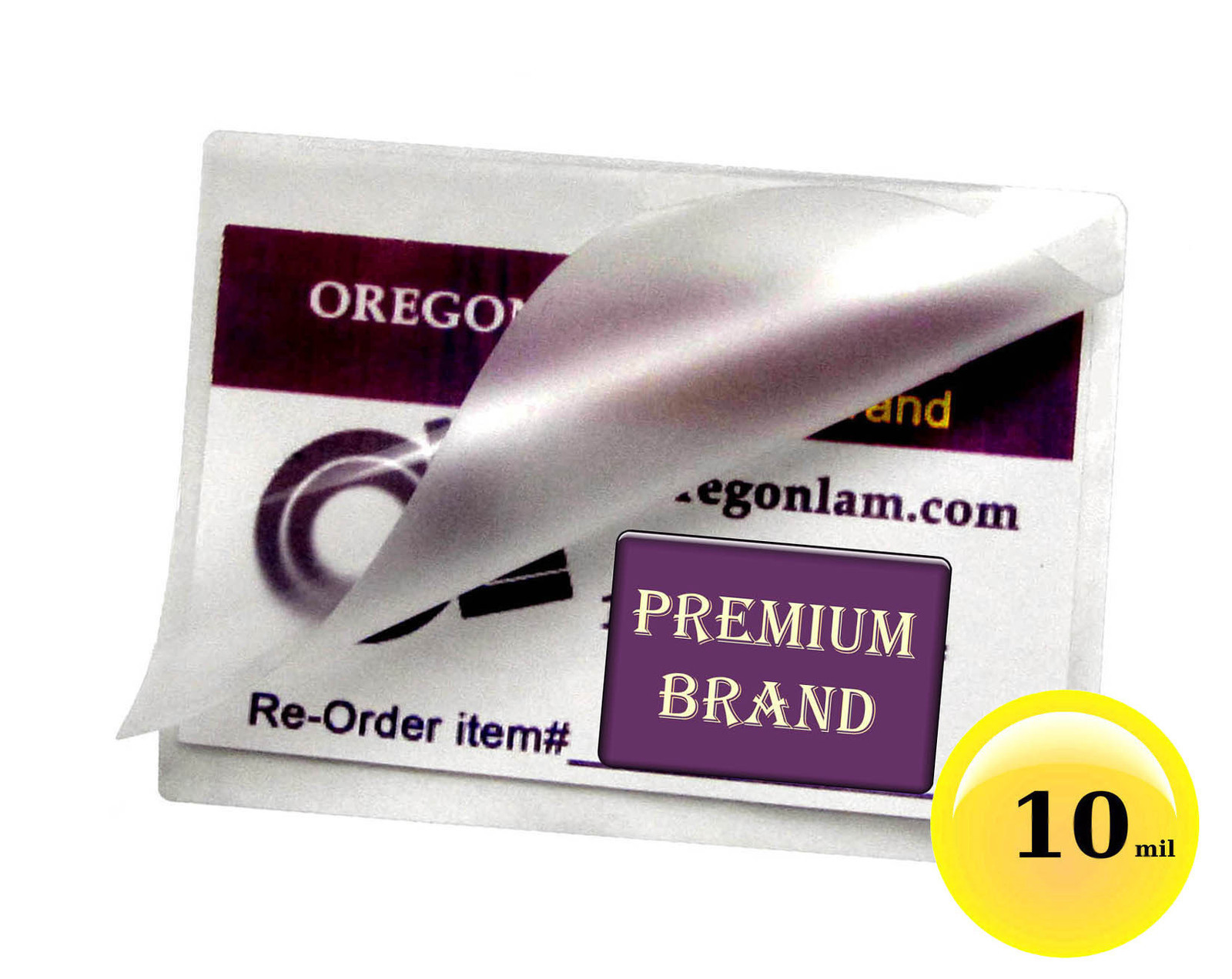 (200/pack) 10 Mil School ID Cards Hot Laminating Pouches 2-1/2 x 3-5/8 Clear