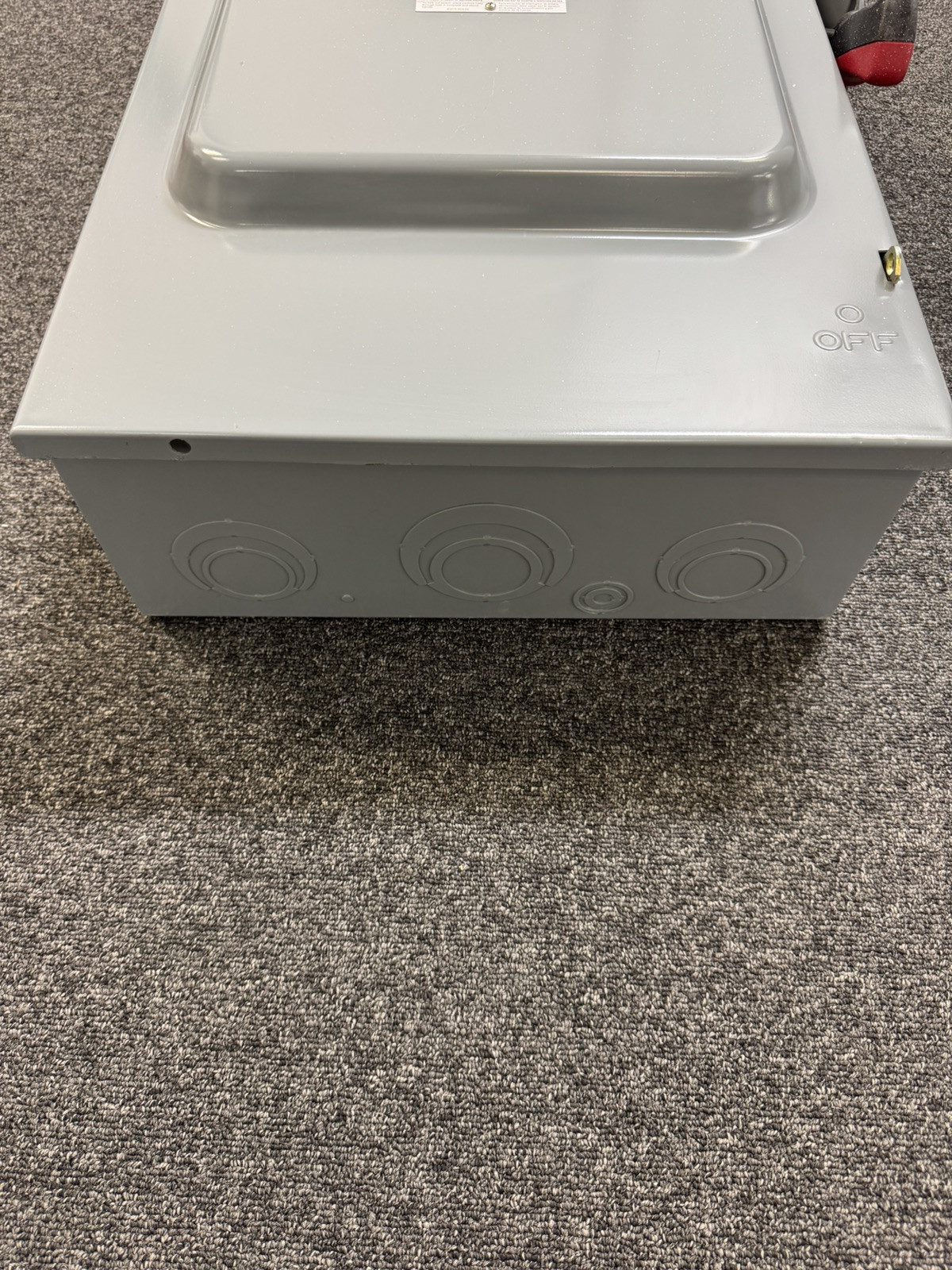 SQUARE D HU364 200 AMP 600V 3 POLE NEMA 1 NON FUSED DISCONNECT SAFETY SWITCH