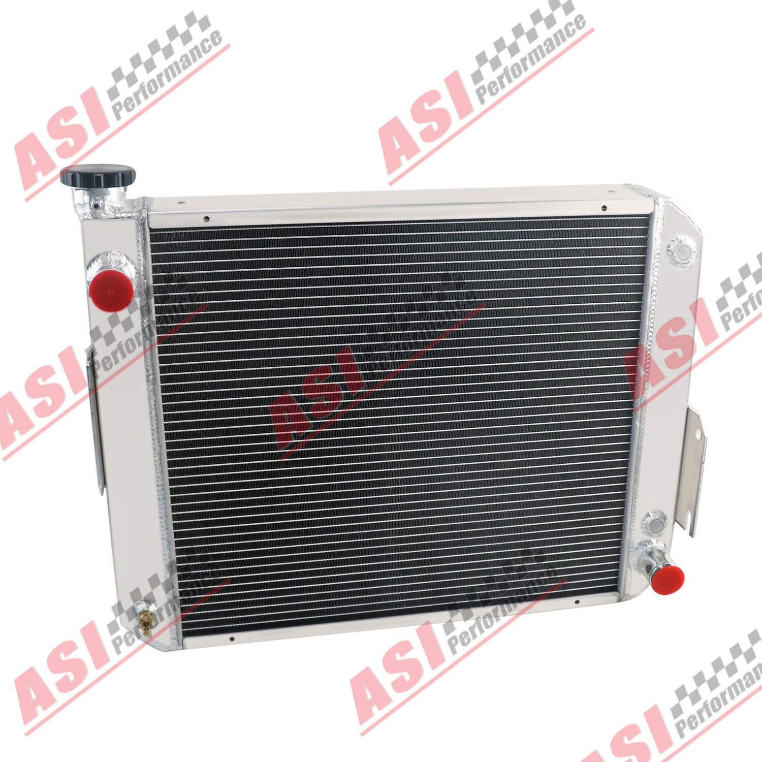 4Row Radiator For Hyster Yale Forklift H45-65XM 2.6L Perkins 2.4L Isuzu GM 3.0L