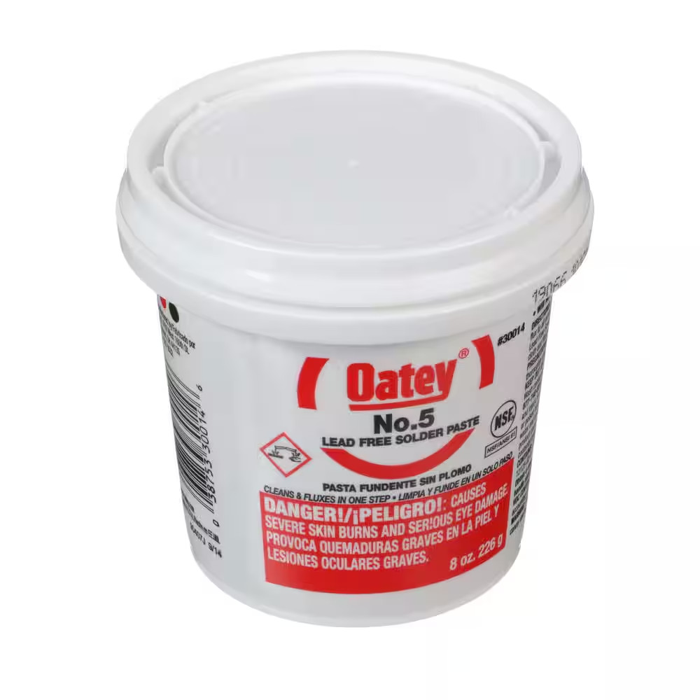 Oatey No. 5 Lead-Free Solder Flux Paste 8 oz.