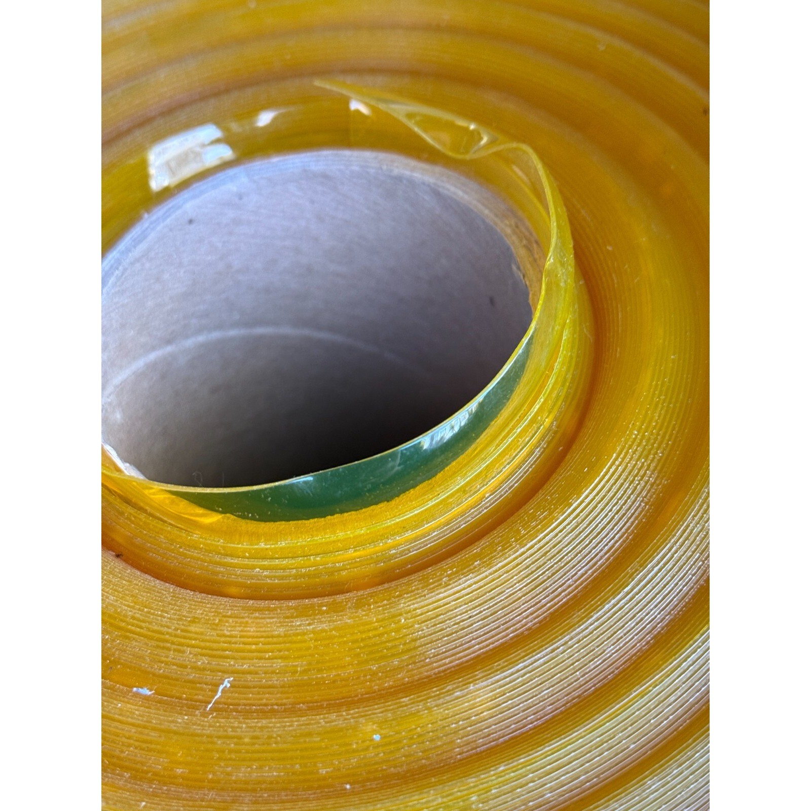 30 Mil Yellow Clear PVC Vinyl Film Roll 48″ x 100 Yds Flexible Plastic Sheet
