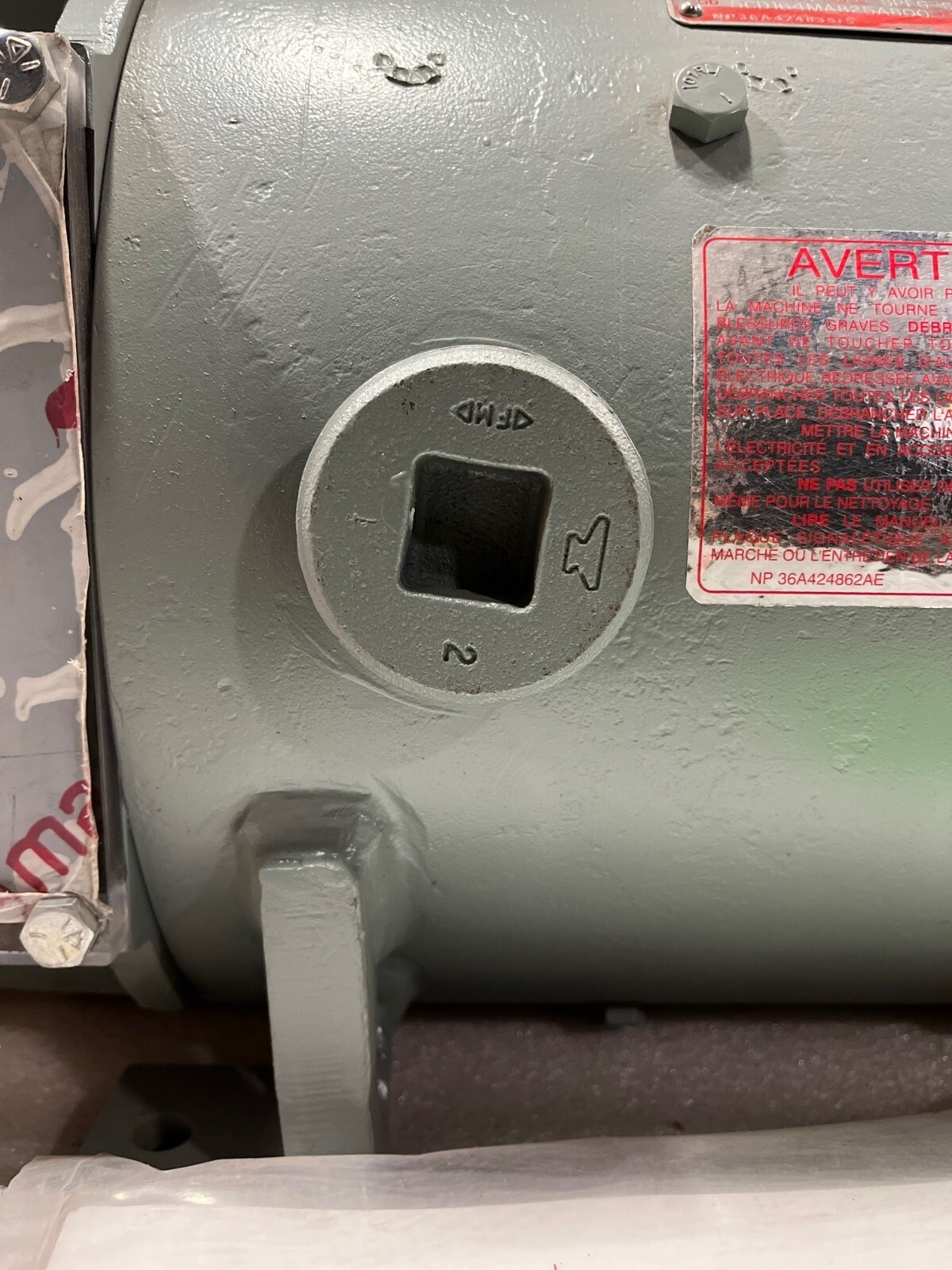 GE KINAMATIC DC 20HP LOW VOLTAGE ELECTRIC MOTOR
