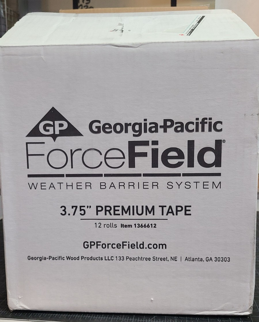 Georgia Pacific Forcefield 3.75″X90′ Flashing Tape Case of 12 Rolls (1366612)