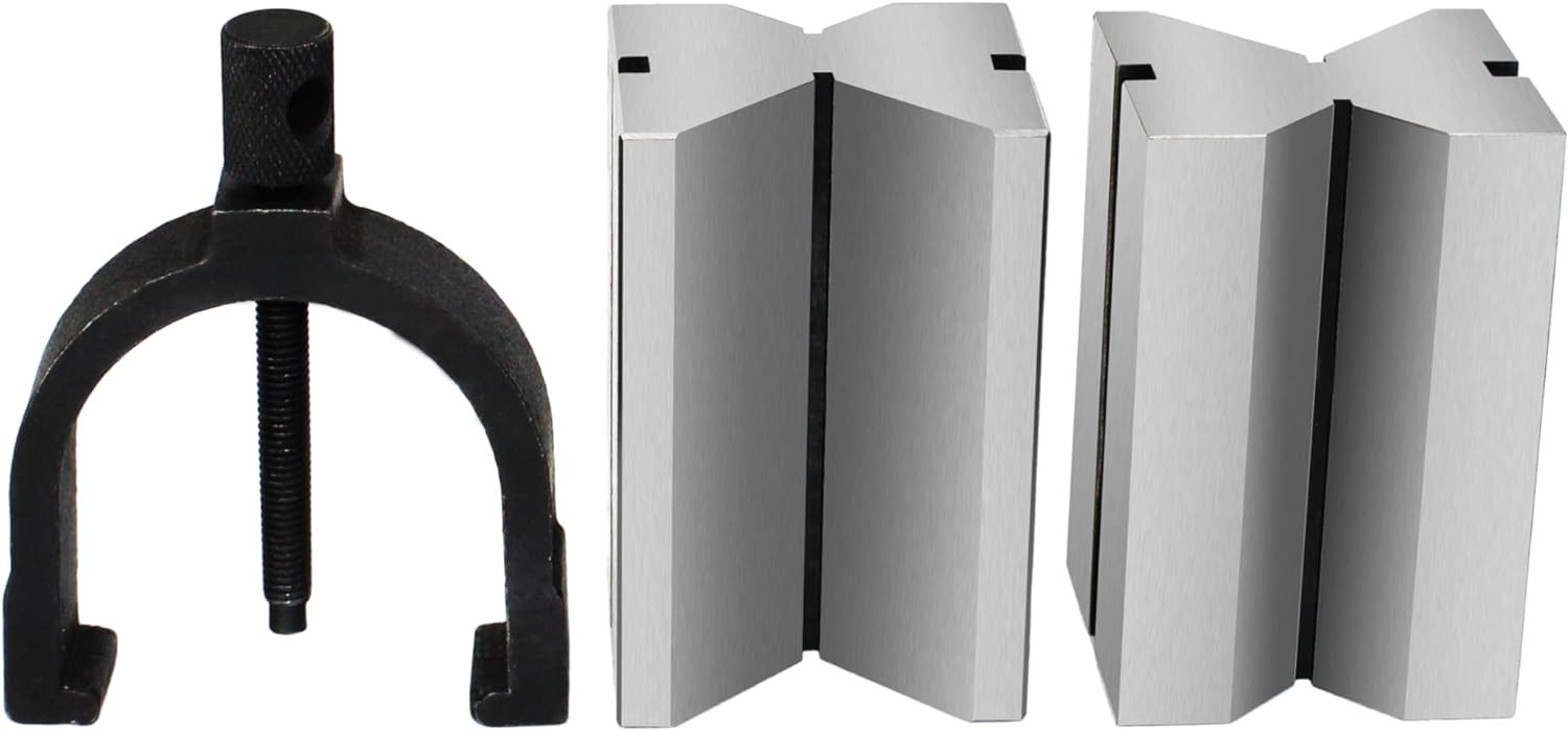 HFS TYPE B V-BLOCK & C CLAMP SET Precision Universal-Type2-3/4IN 1-3/4IN 1-1/2IN