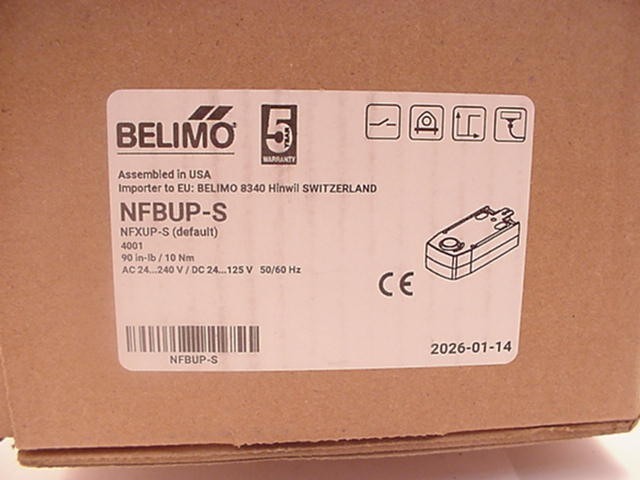 Belimo NFBUP-S Actuator Ships the Same Day of the Purchase USPS Priority Mail