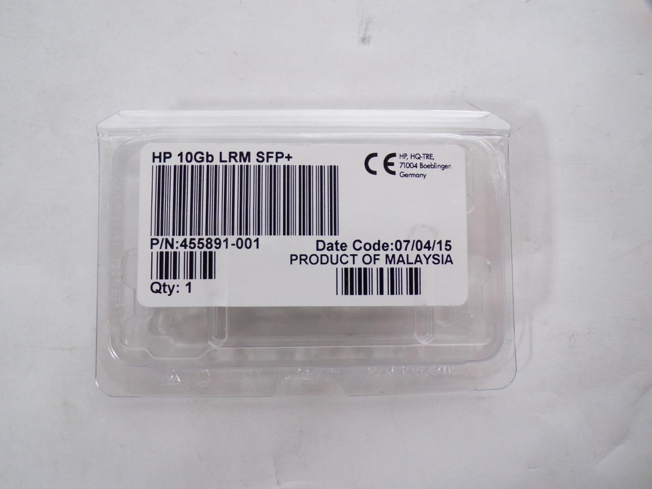 *New* HP 456098-001 10G Base-SR SFP+ Fiber Optic GBIC Transceiver 455891-001