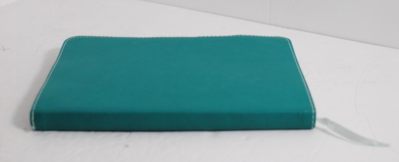 Piccadilly Blank Turquoise Blue Faux Leather Journal Notebook w Bookmark – NEW
