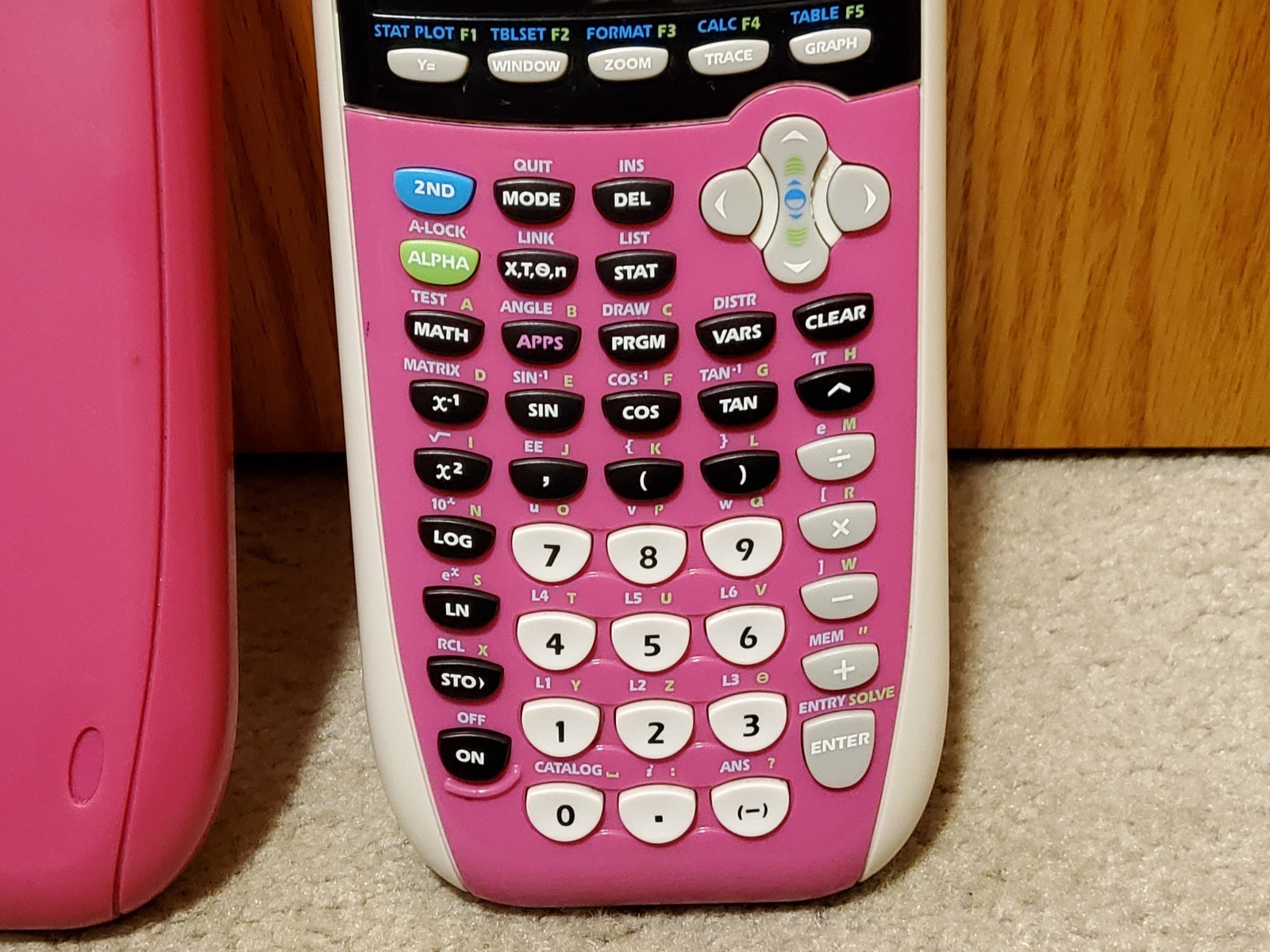 Texas Instruments TI-84 Plus C Silver Edition Graphing Calculator Pink TESTED