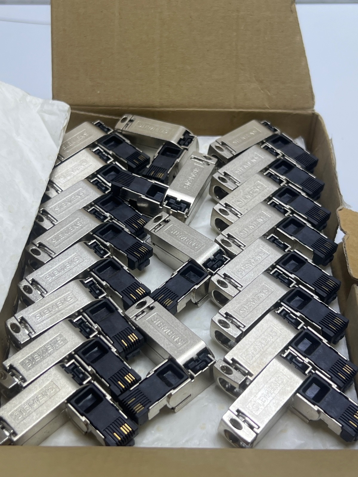 (One Box=60 Pcs) Siemens industrial Ethernet FC RJ45 Plug 90 6GK1901-1BB20-2AE0
