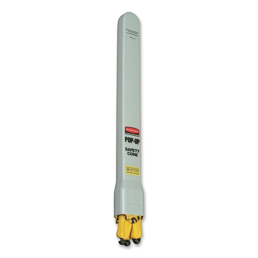 Rubbermaid Commercial 9S0100YL Multilingual Pop-Up Wer Floor Safety Cone New