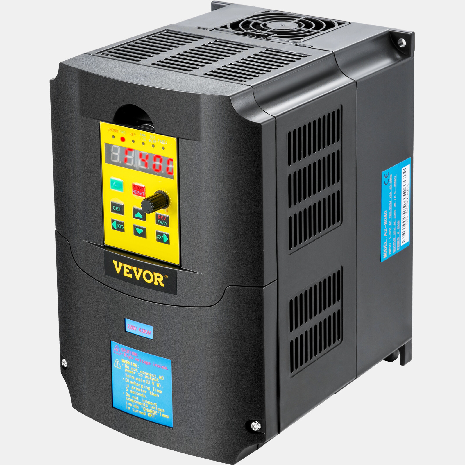 VEVOR 4KW 220V 5HP RS485 Variable Frequency Drive Converter VFD Inverter+Cable