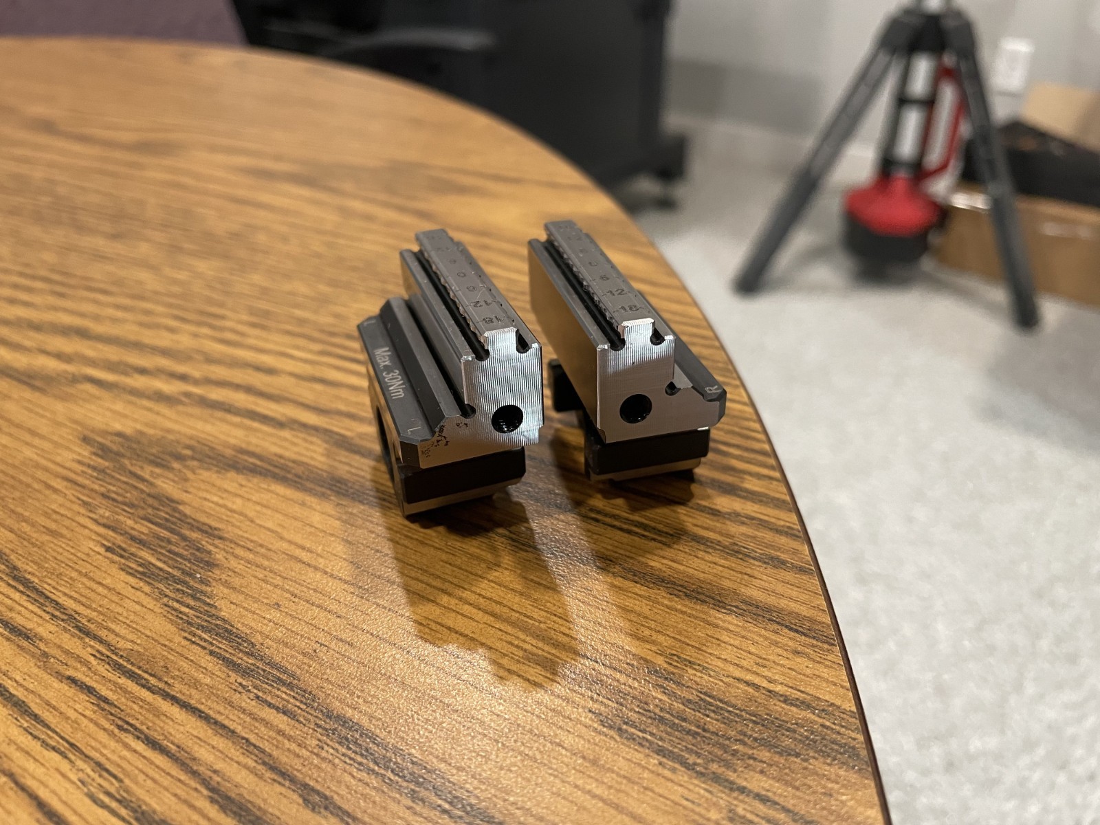 NEW Lang Makro Grip 46 Serrated Vise Jaw Pair 48046‑4620 CNC Technik