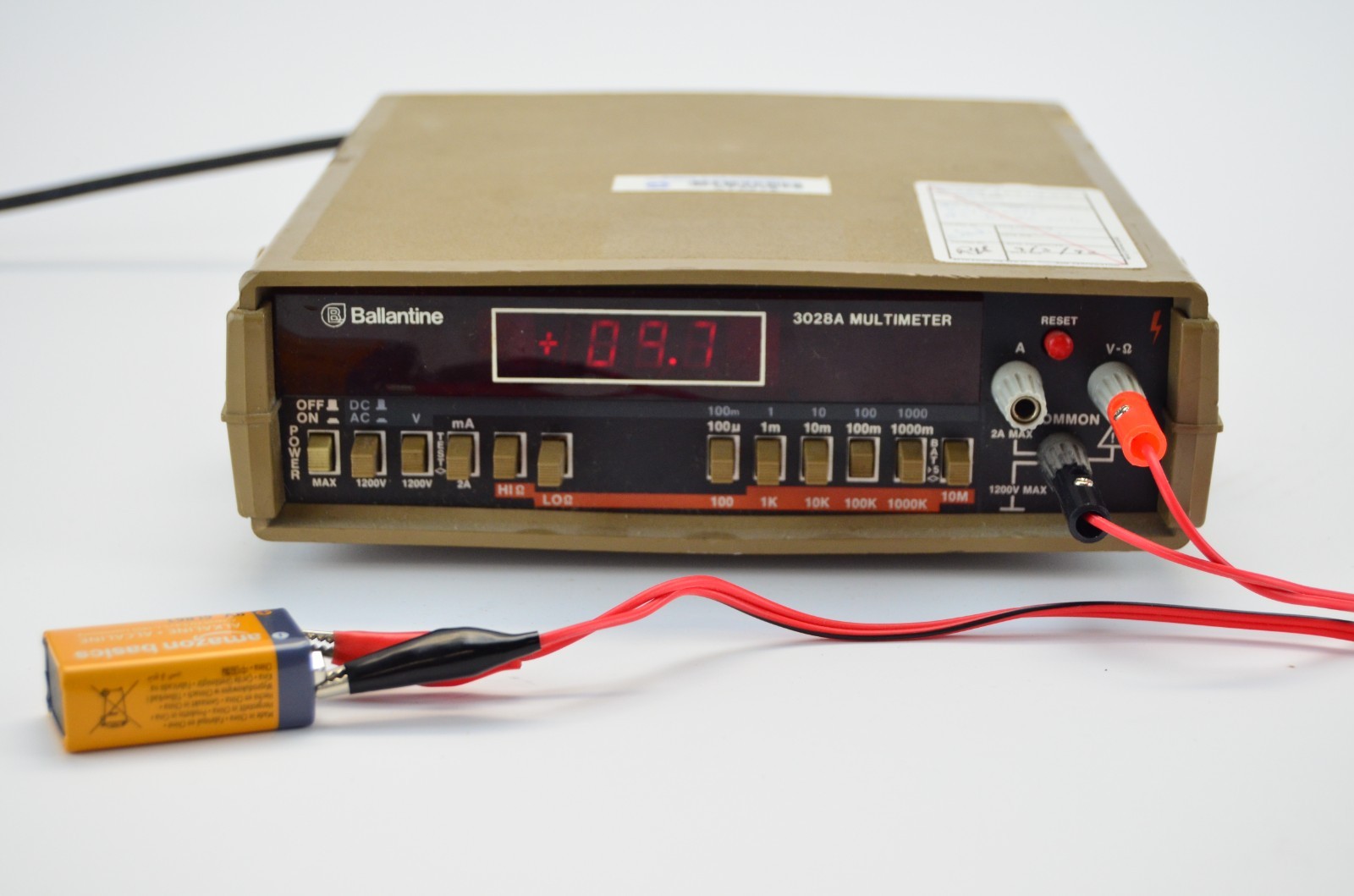 Ballantine 3028A Digital Multimeter 0-1000V DC & 0-750V AC 10 µA to 10 A