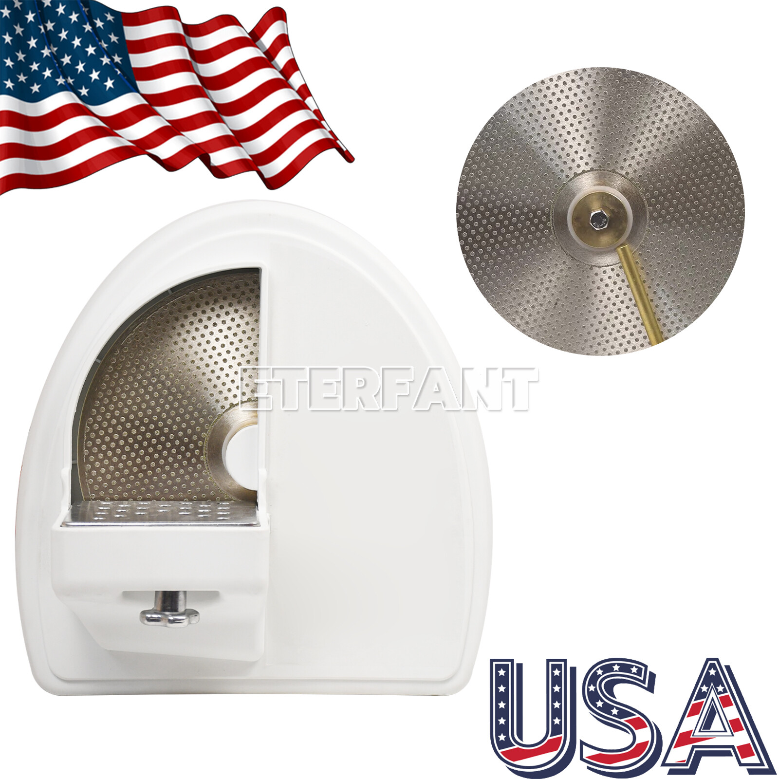 ETERFANT Equipment Plaster Model Arch Trimmer with Diamond Disc Wheel Dental Lab