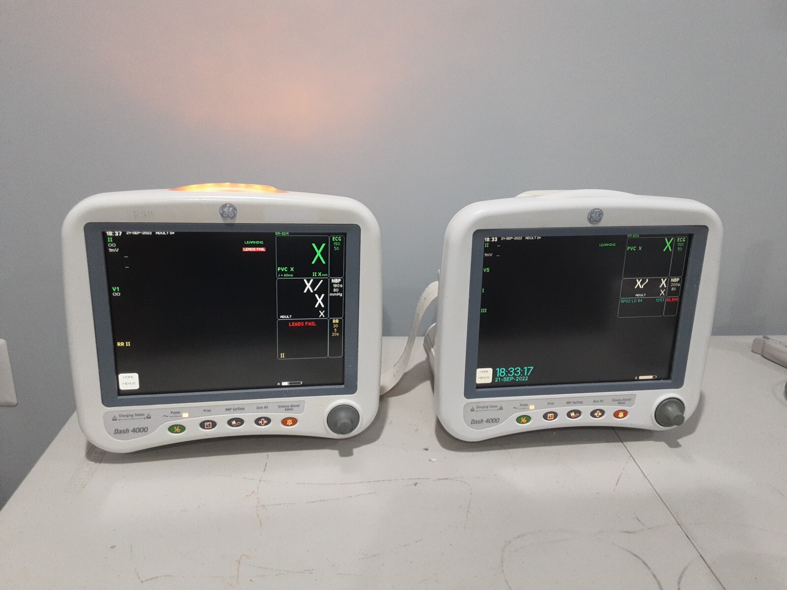 GE Dash 4000 . Set of 2 Monitor MASSIMO p02 and soft 7.2 with 2 IBP and Co2