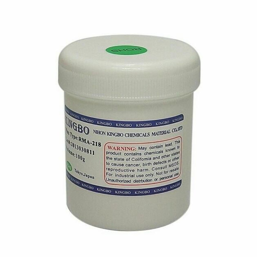 For BGA Reflow Reball Tacky Soldering Flux Handset Repairs Kingbo RMA 218 100g