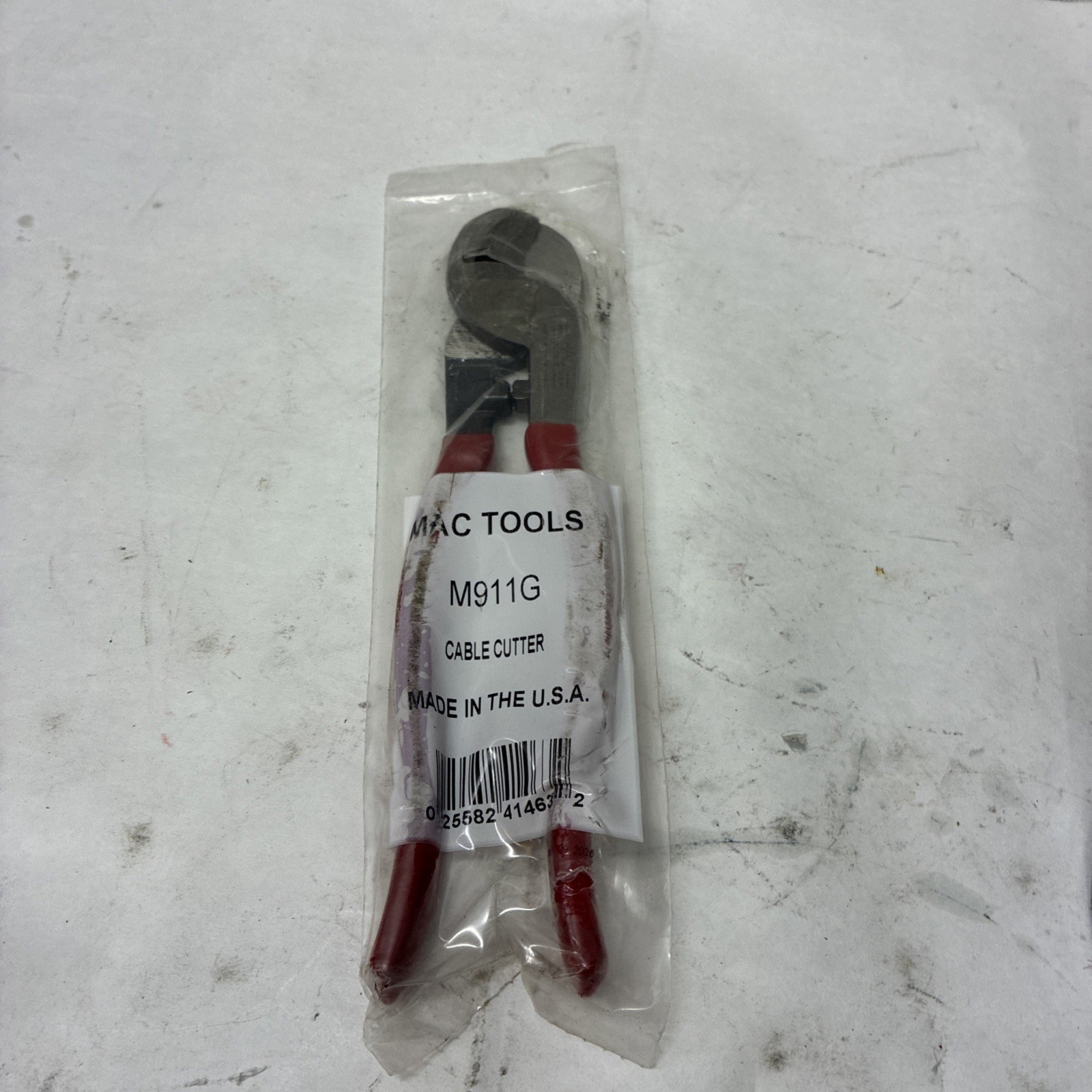 Mac Tools Soft Metal Cable Cutters Tool Genuine OEM M911G 9″ Red Grip NEW USA