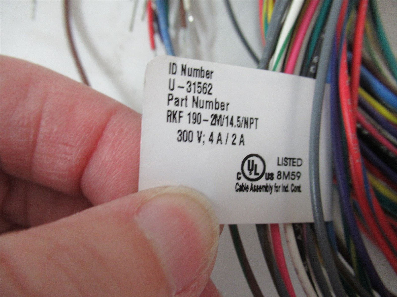 251144 New-No Box; Turck RKF190-2M/14.5/NPT SingleEnded ReceptacleFemale .125″