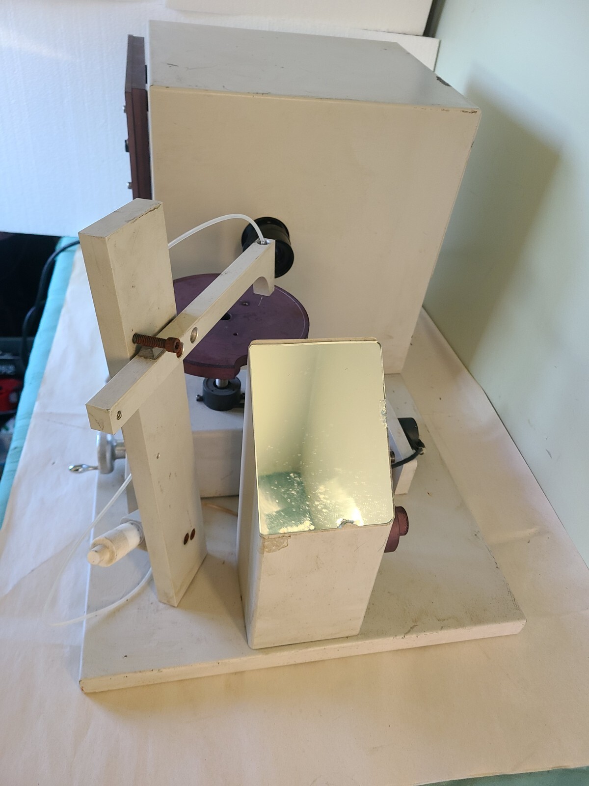 TanTec CAM-WAFER Series Contact Angle Meter, Powers Up, AS IS For Parts Or Repai