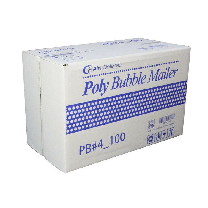200 #4 9.5×14.5 Poly Bubble Padded Envelopes Mailers Shipping Bags AirnDefense