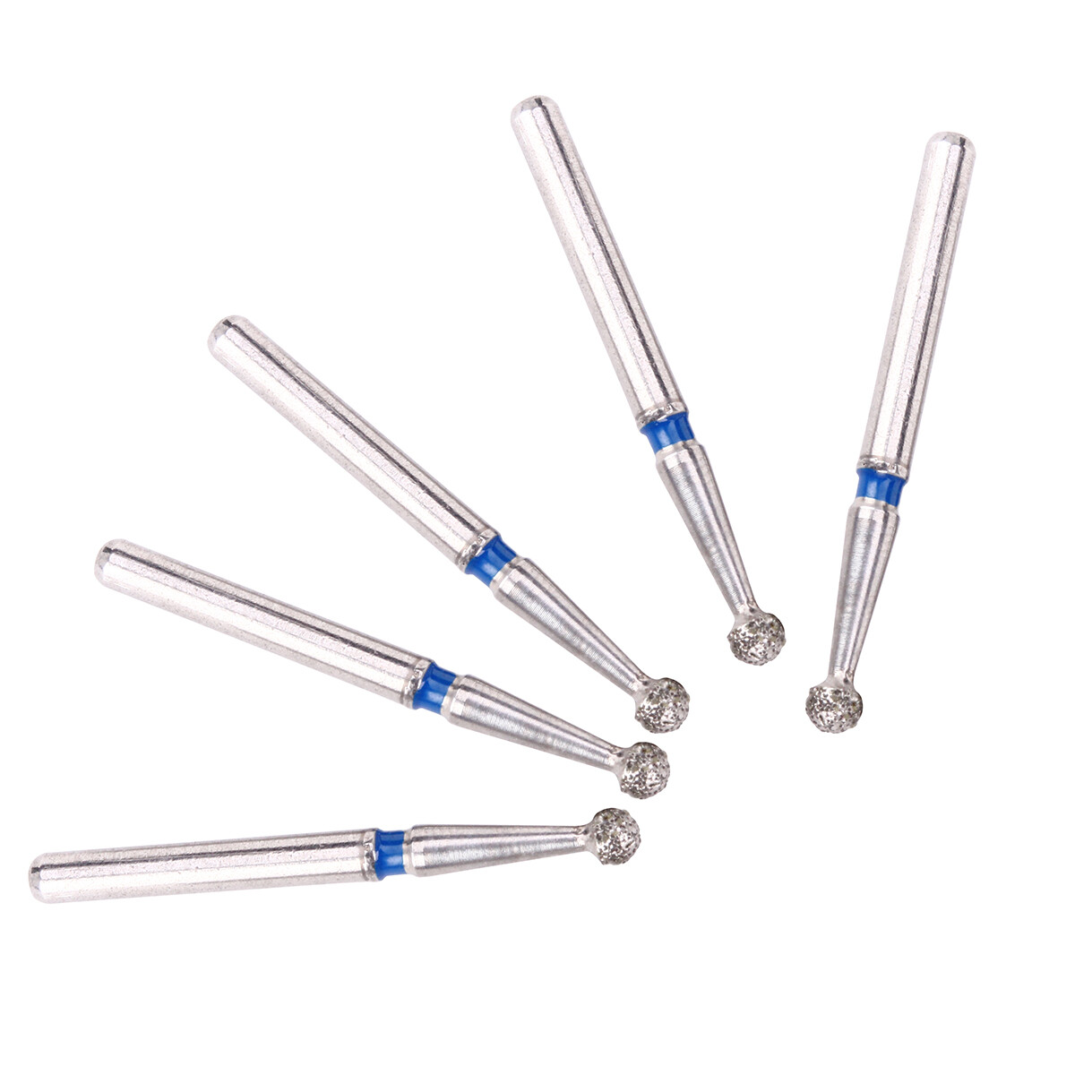 AZDENT Dental Two Layer Diamond Bur FG Ball Round BR-31 For High Speed Handpiece