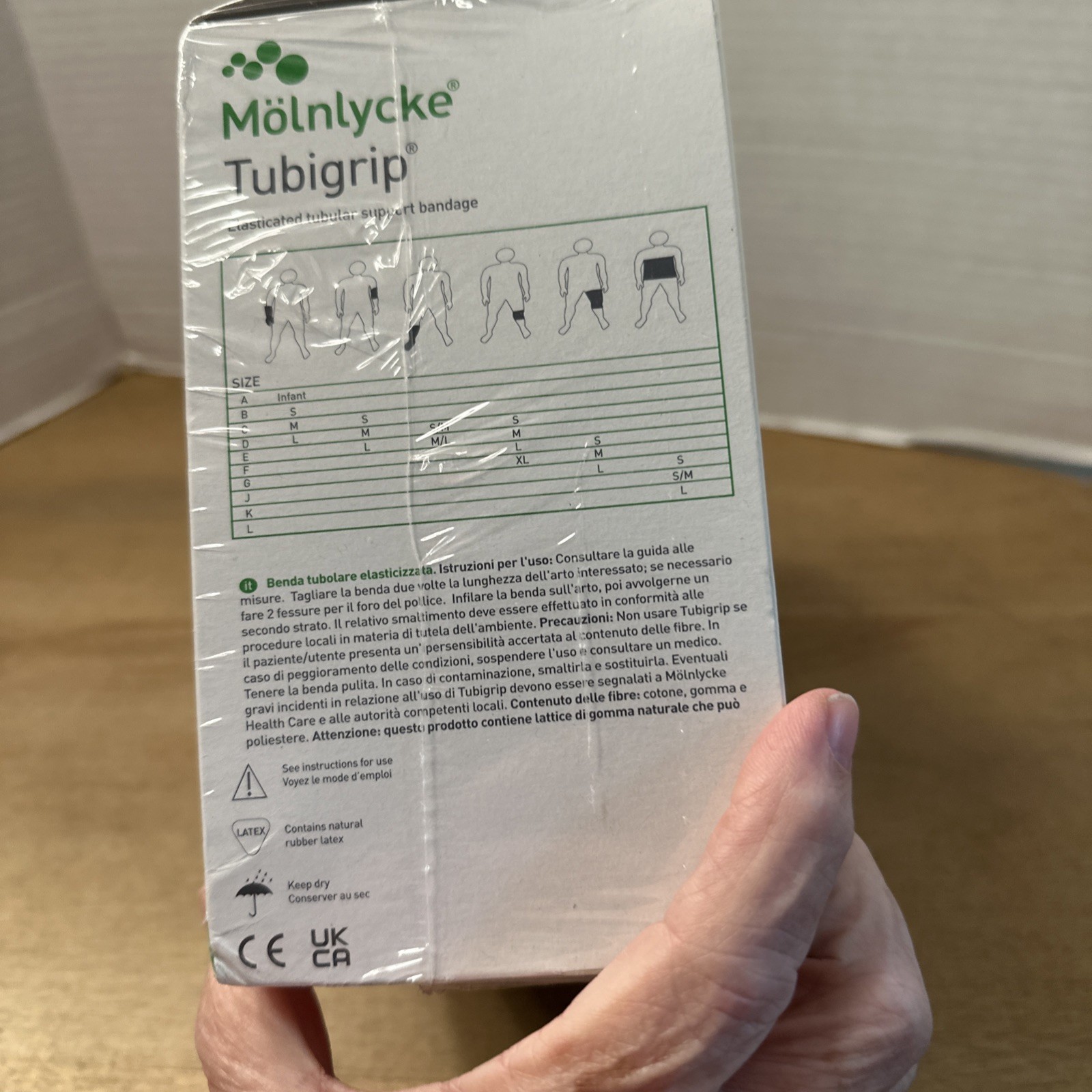 Molnlycke Tubigrip Size E 1x10m Support Bandage