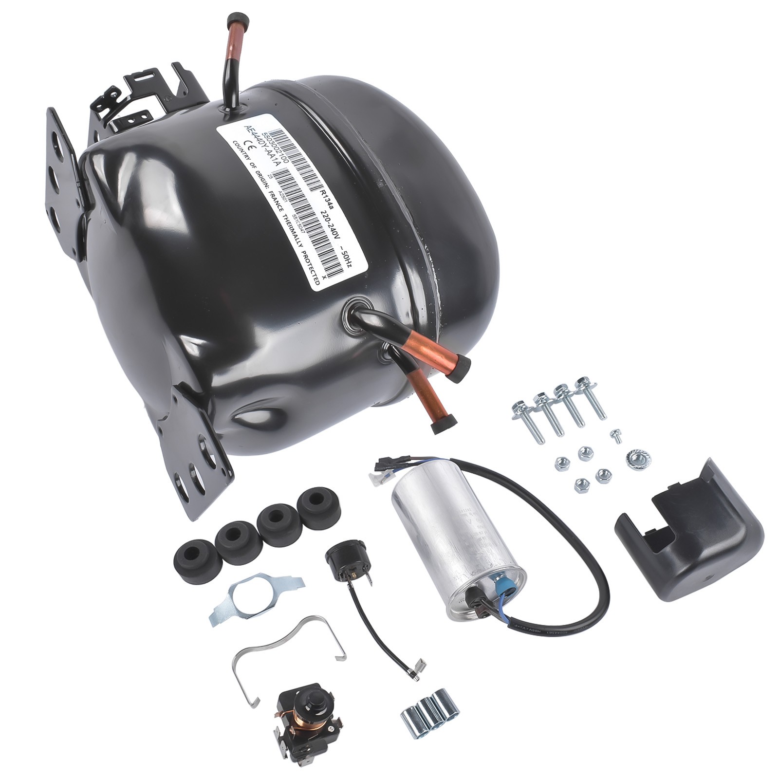 COMPRESSOR AE4440Y-AA1A 1/3HP 220-240V 50HZ BLACK AEA4440Y-AA1A FFI10HBX FF10HBX