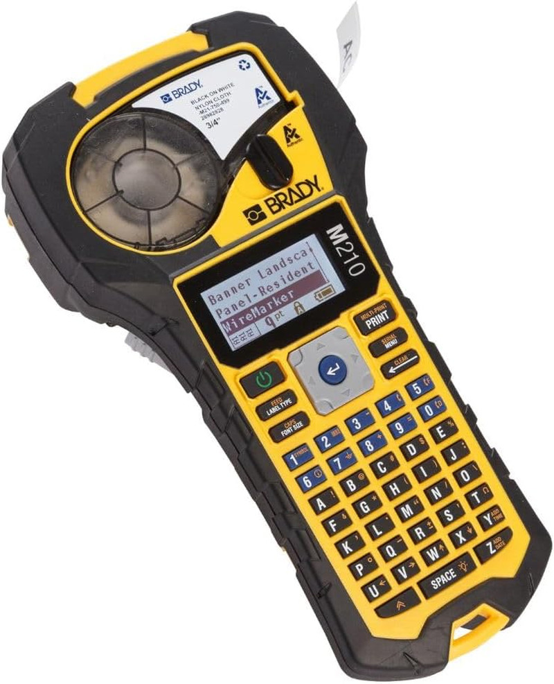 Industrial Label Maker QR DataMatrix UPC Codes & MIL-STD Drop Protection
