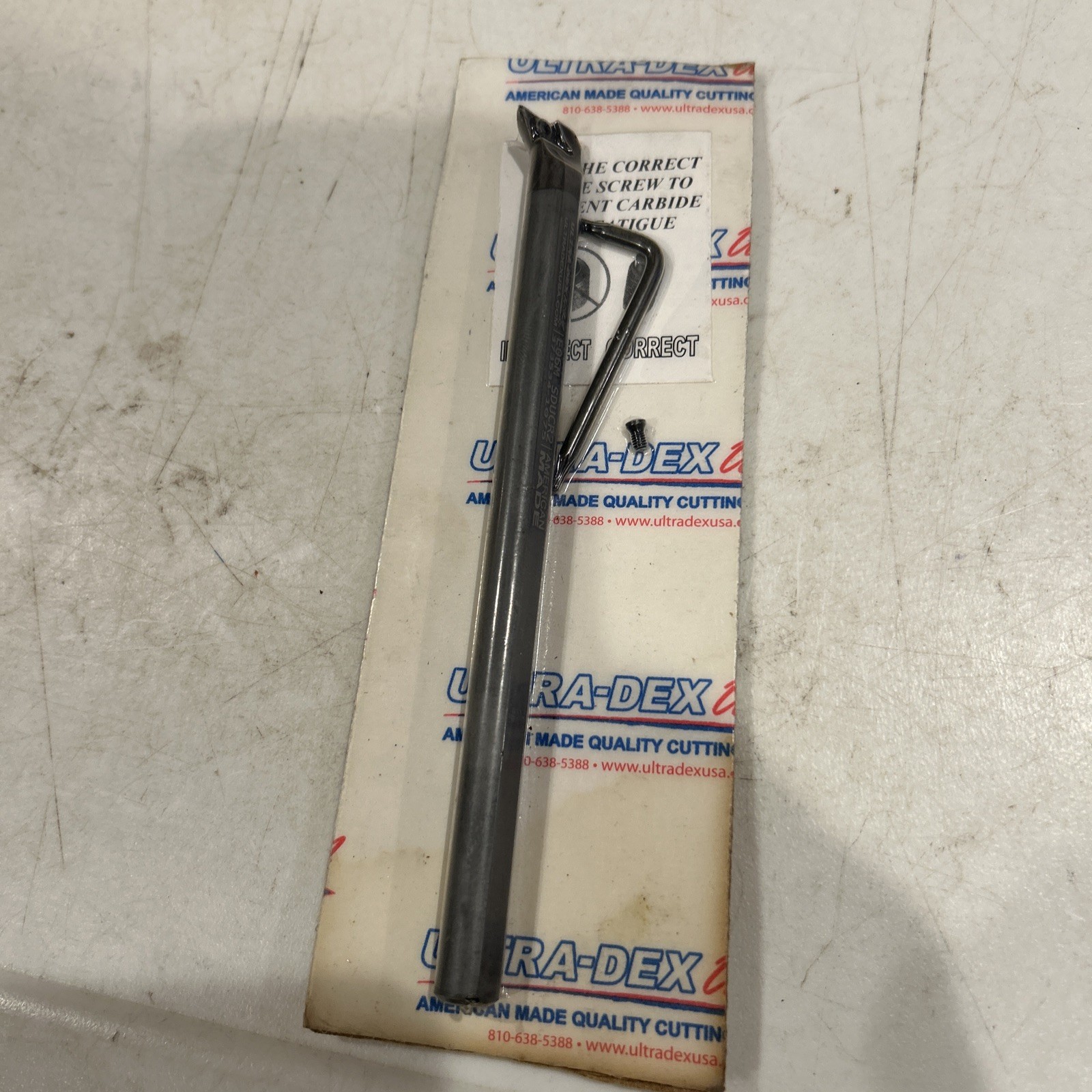E06M-SDUCR-2 Coolant through carbide boring bar 3/8″ shank . ULTRA-DEX. Unopened