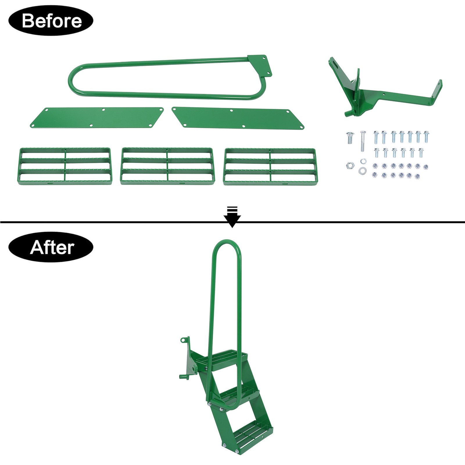 Steel Tractor Stair Step Kit Left Hand For John Deere 3010 3020 4000 4010 4020