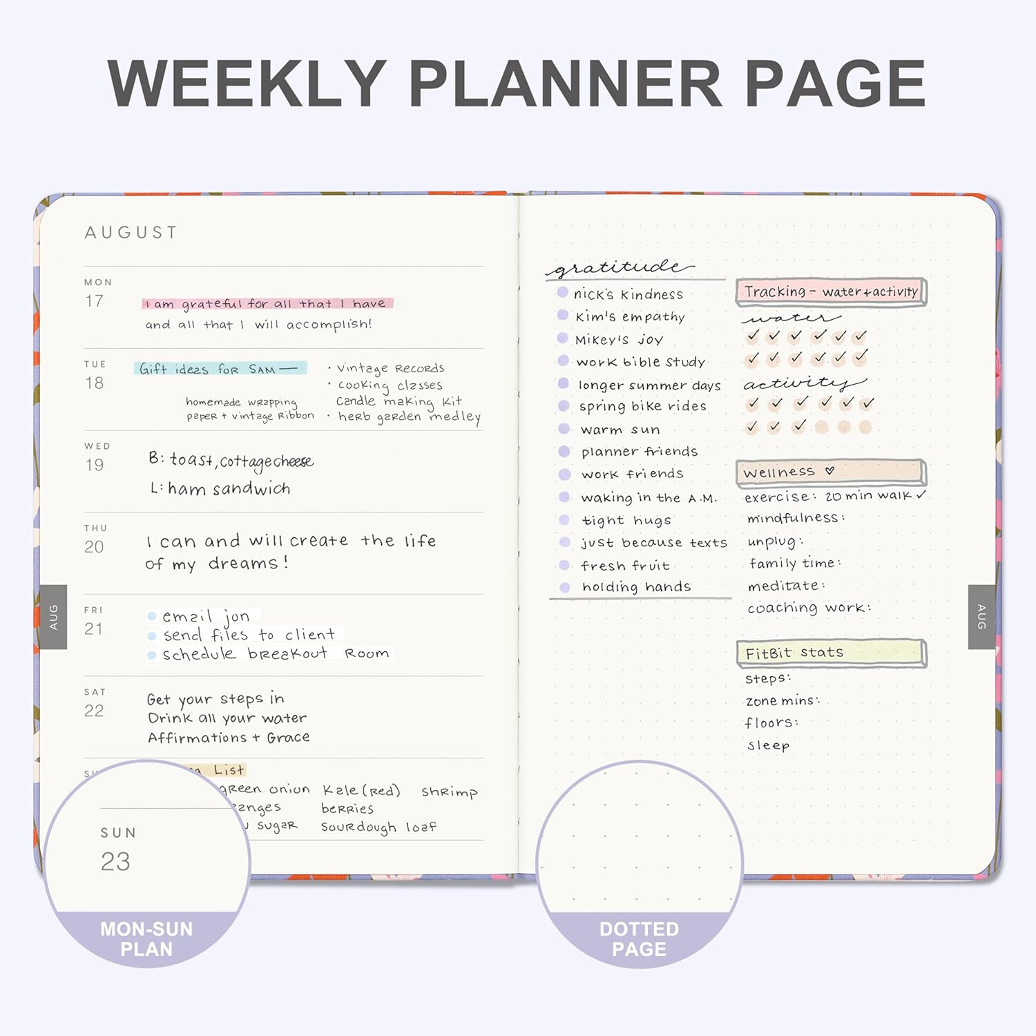 And Per Se 2026 Planner, 15 Months Hardcover Daily, Weekly & Monthly Planner, A5