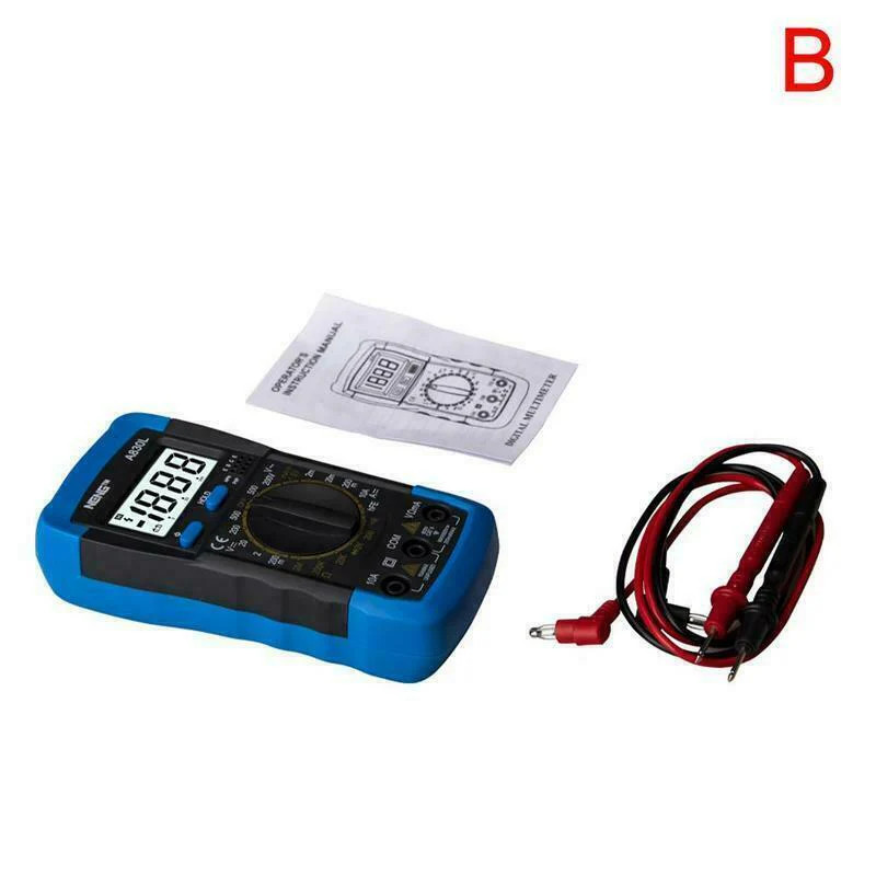 Digital Multimeter XL830L AC DC Voltmeter Ammeter Ohmmeter Tester USA
