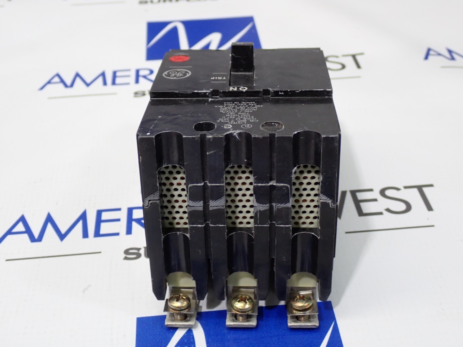 GE TEY330 30 Amp 3 Pole 480/277V TEY Bolt on Circuit Breaker Tested