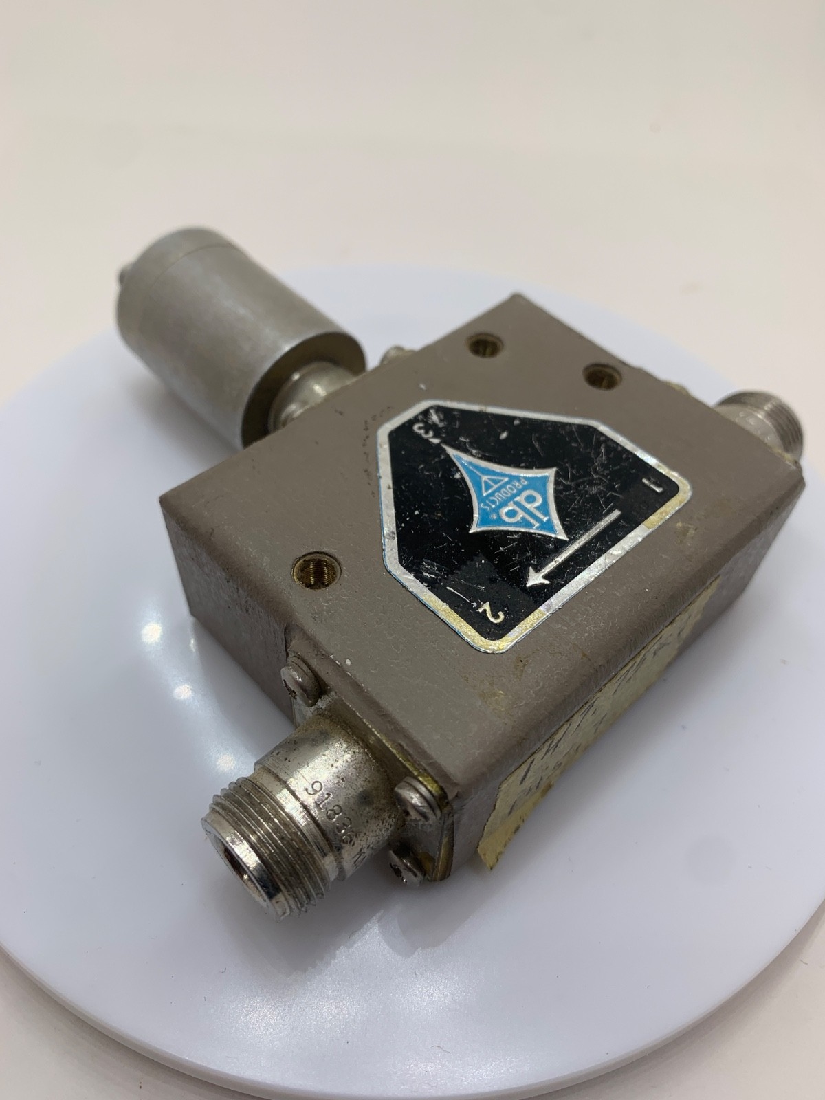 Decibel Products DB4325-B High Power UHF circulator w/Load Terminator UNtested