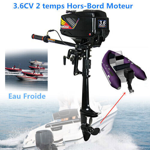 7.5HP HANGKAI Outboard Motor 2-4 Stroke Fishing Boat Engine Water/ Air Cooling