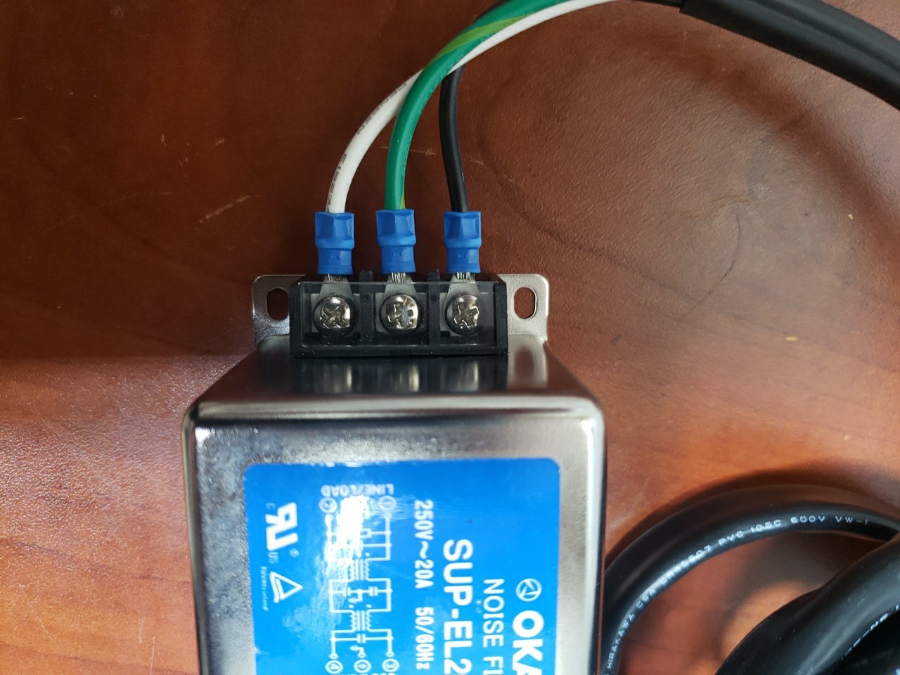 OKAYA NOISE FILTER SUP-EL20-ER-6 –OEM– With Original Wiring Harness