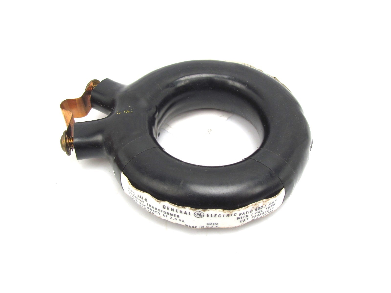 General Electric – JAI-0 750X93G1 – CURRENT TRANSFORMER – 50:5 500A:5A 50-400 Hz