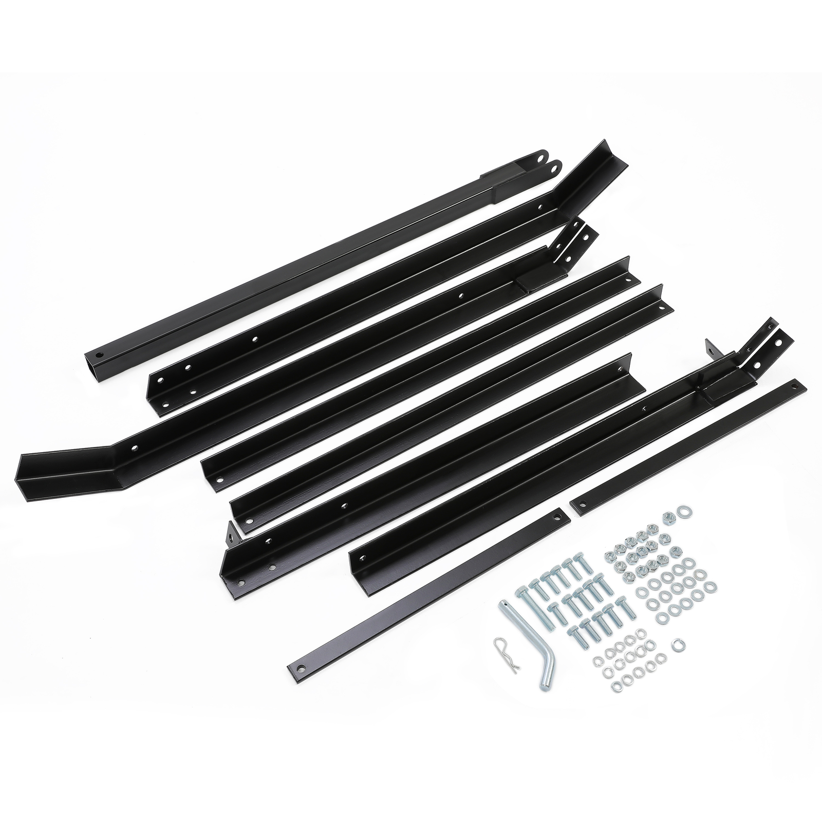 Tow Behind Drag Harrow 72″ Width For Garden Lawn Tractor Adjustable Center Bars