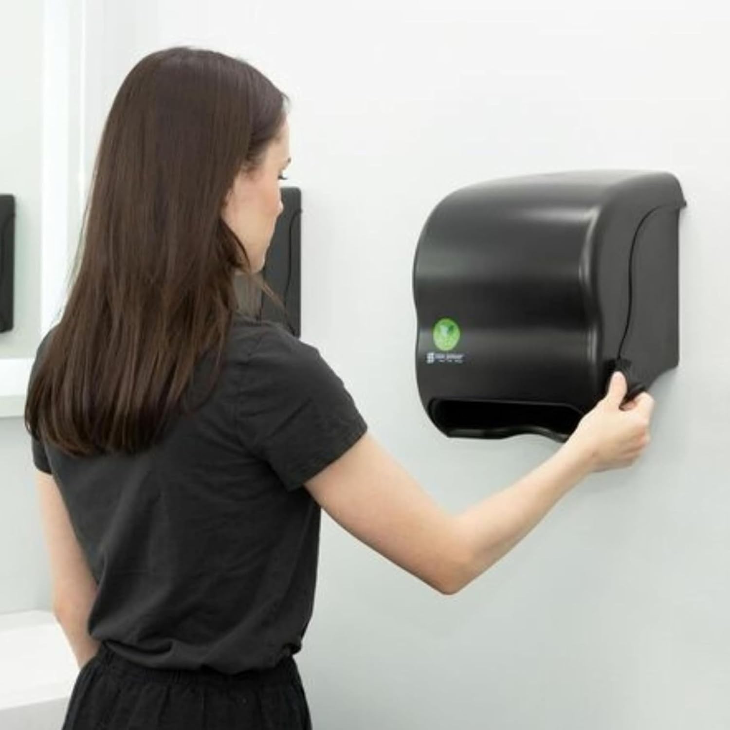 Ecologic Element Recycled Plastic Lever Paper Towel Dispenser, Manual Towel D…