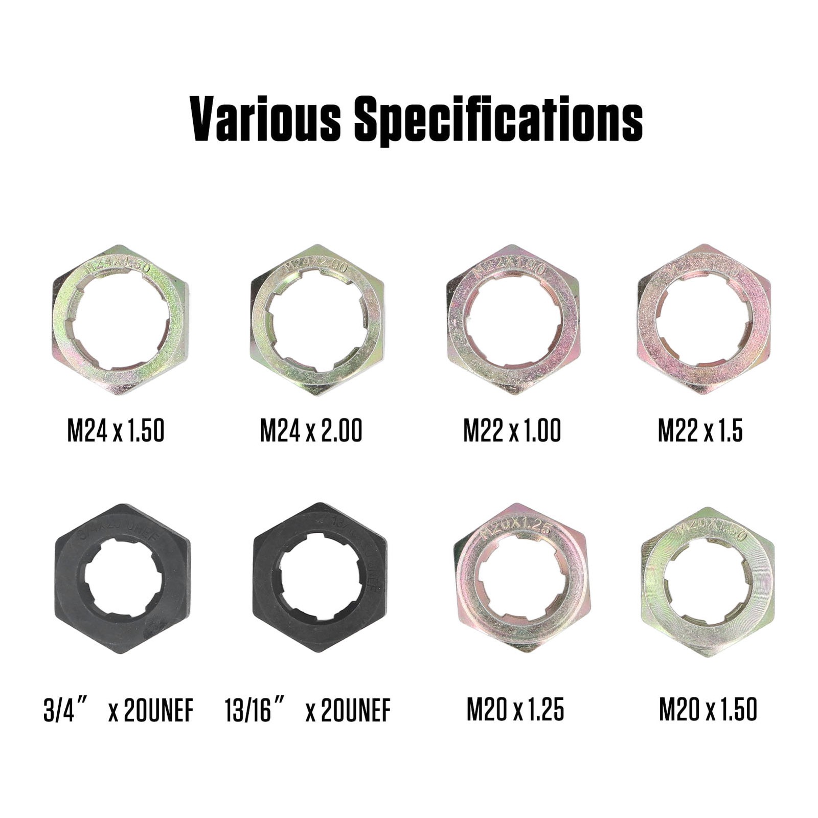 Axle Spindle Rethreading Tool Set Multiple Specification Thread Repairing