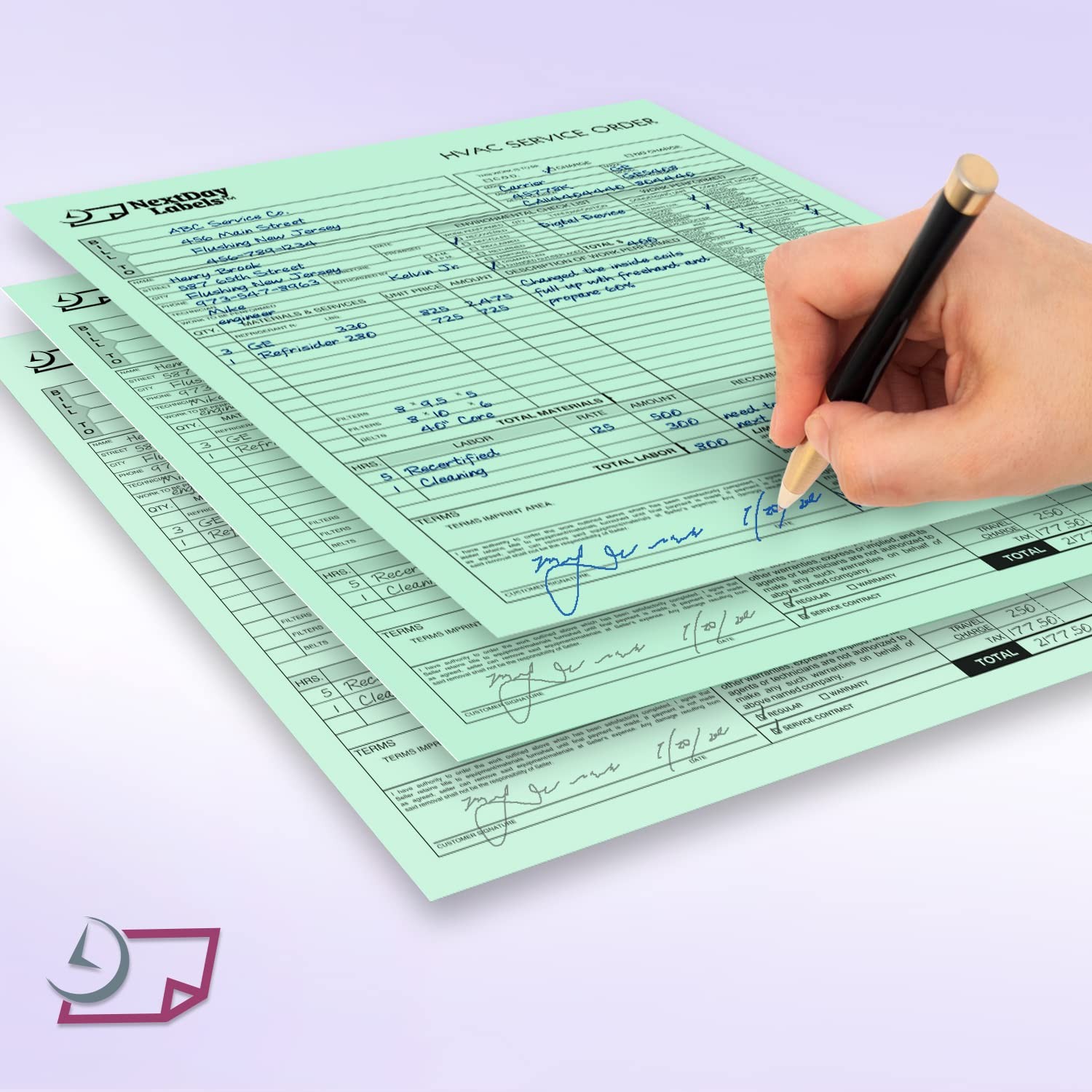 – Pack of 500 Sheets 8-1/2″ x 11″ Letter Size CFB NCR (Carbon-Less) Paper, fo…