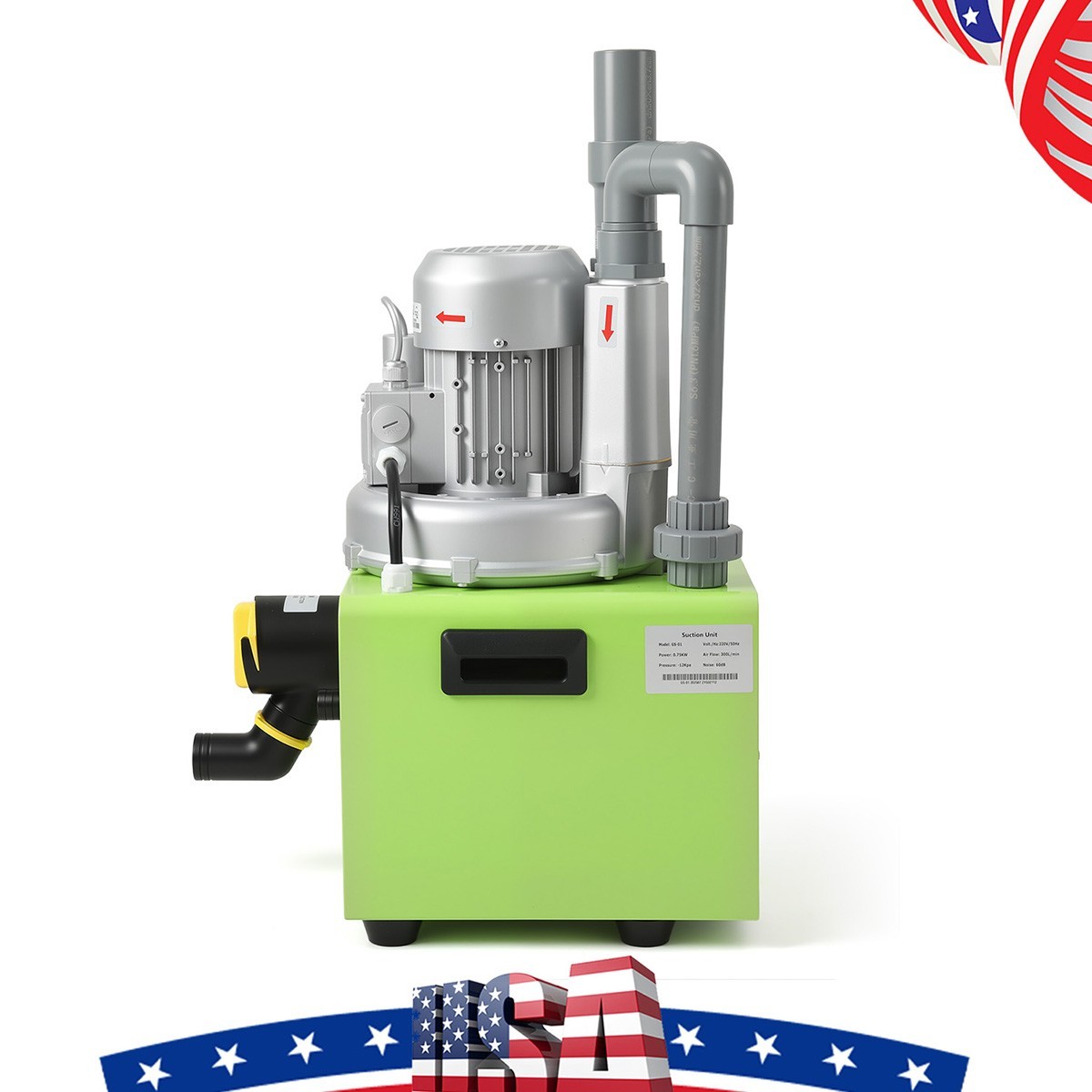 FDA Dental Silent Oil-Free Dental Air Compressor/Suction Machine Vacuum System