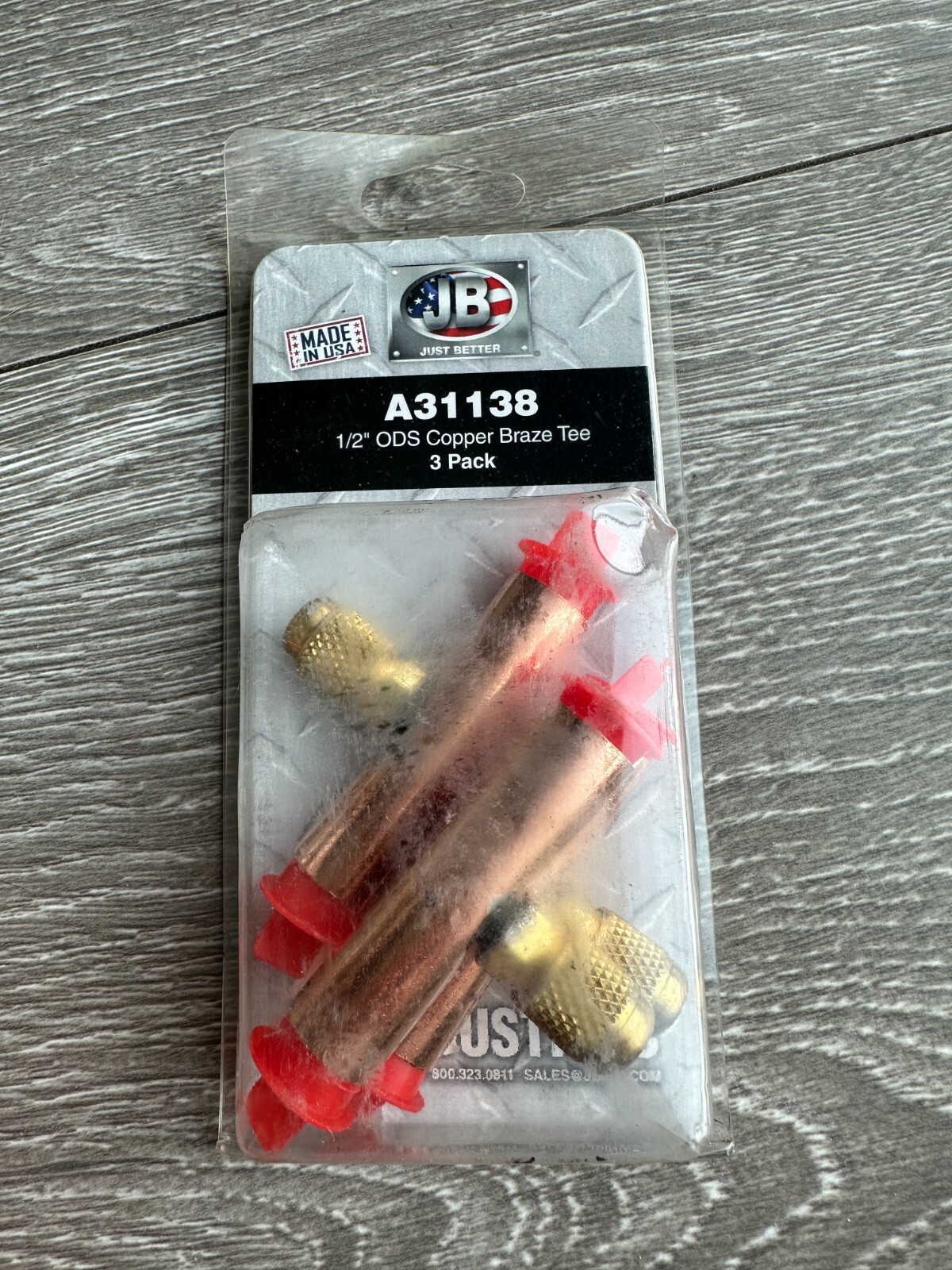 ꙮ *3 PACK* JB JUST BETTER A31138 ACCESS VALVE 1/2″ OD