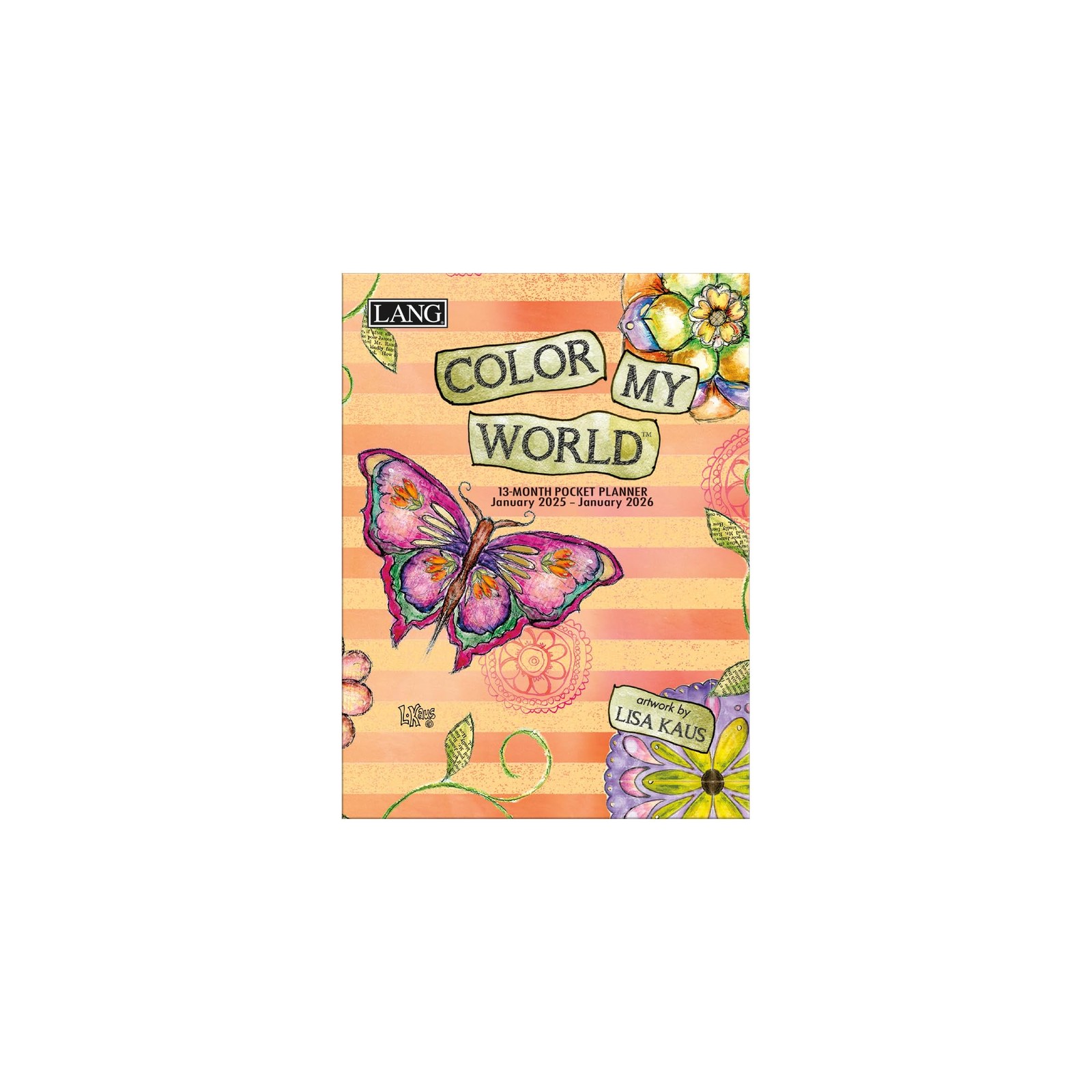 Lang, Color My World 2025 Monthly Pocket Planner By Lisa Office_product