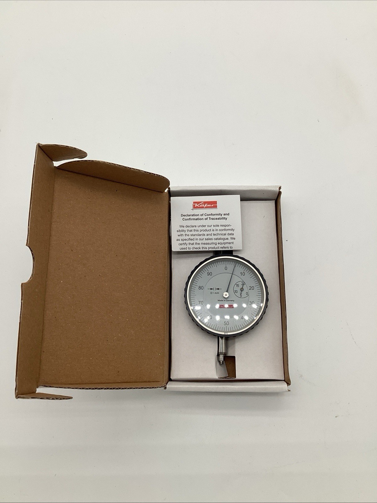 Kafer Dial Indicator aex66070m .1mm NOB FREE SHIPPING