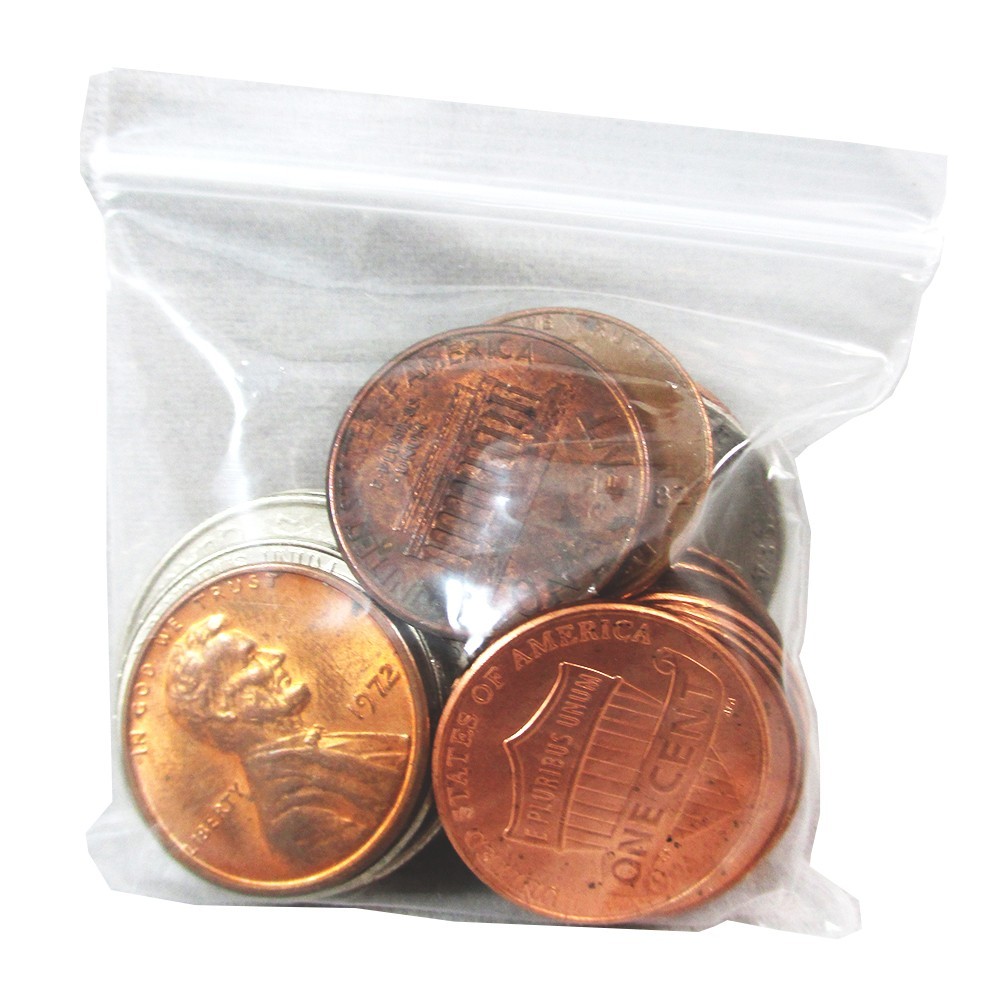 10,000 PCS 3″ x 3″ Reclosable Resealable Clear Zipper Plastic Bags 2Mil 3×3 Inch