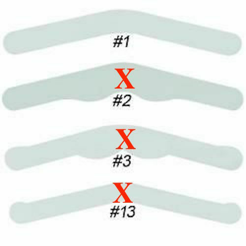 #1 Adult Matrix Bands ONLY Tofflemire size .0015″ Authentic Tofflemire 36 pieces