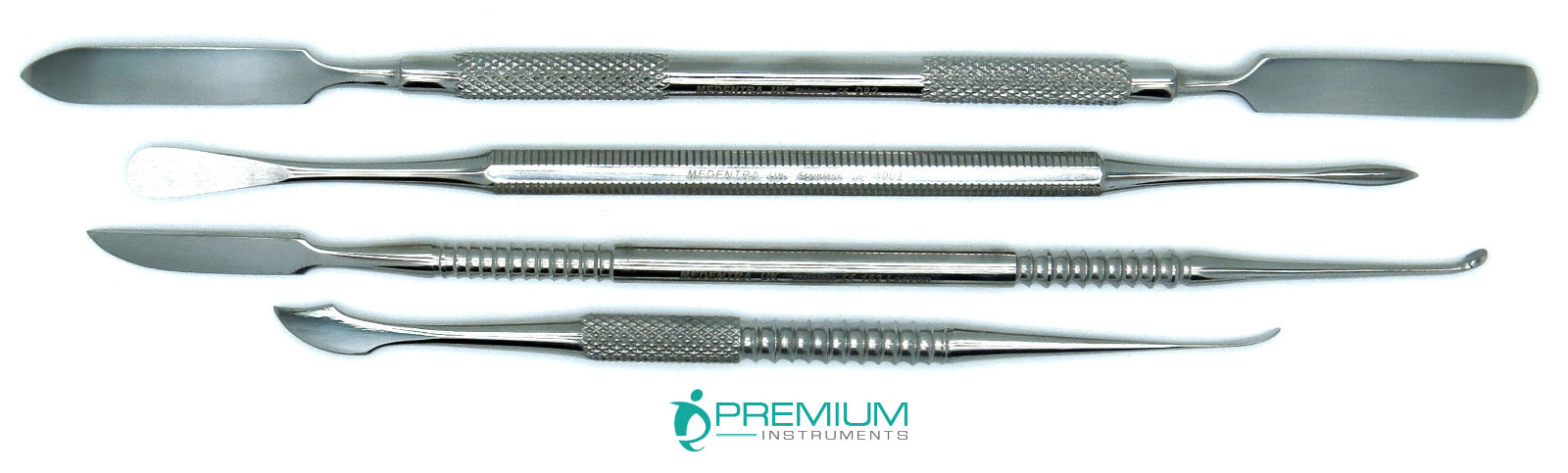 Set of 4 Dental Carving Spatulas – Wax Modeling Mixing Lecron Zahle Beale